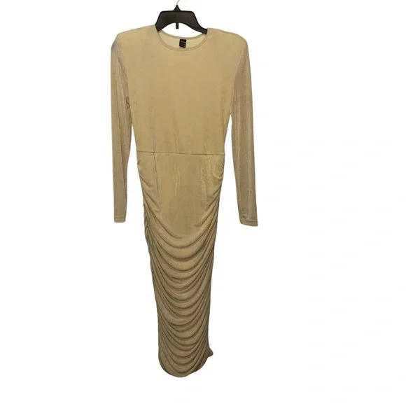 alia bhatt bodycon dress Apricot V-Neck Bandage Dress – Broderick's Clothing Co